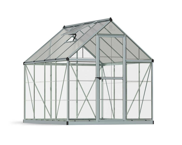 Palram-Canopia Hybrid 6 ft. x 8 ft. Hobby Greenhouse Kit